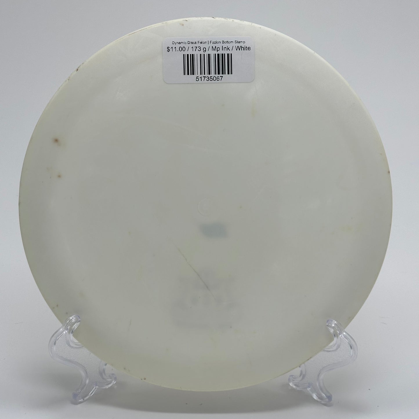 Dynamic Discs Felon | Fuzion Bottom Stamp