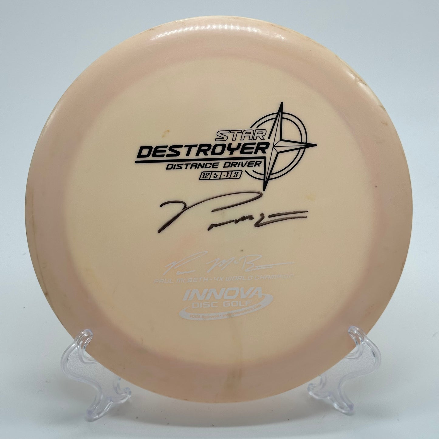 Innova Destroyer | Star Signed Paul McBeth 4x World Champion Penned *DS