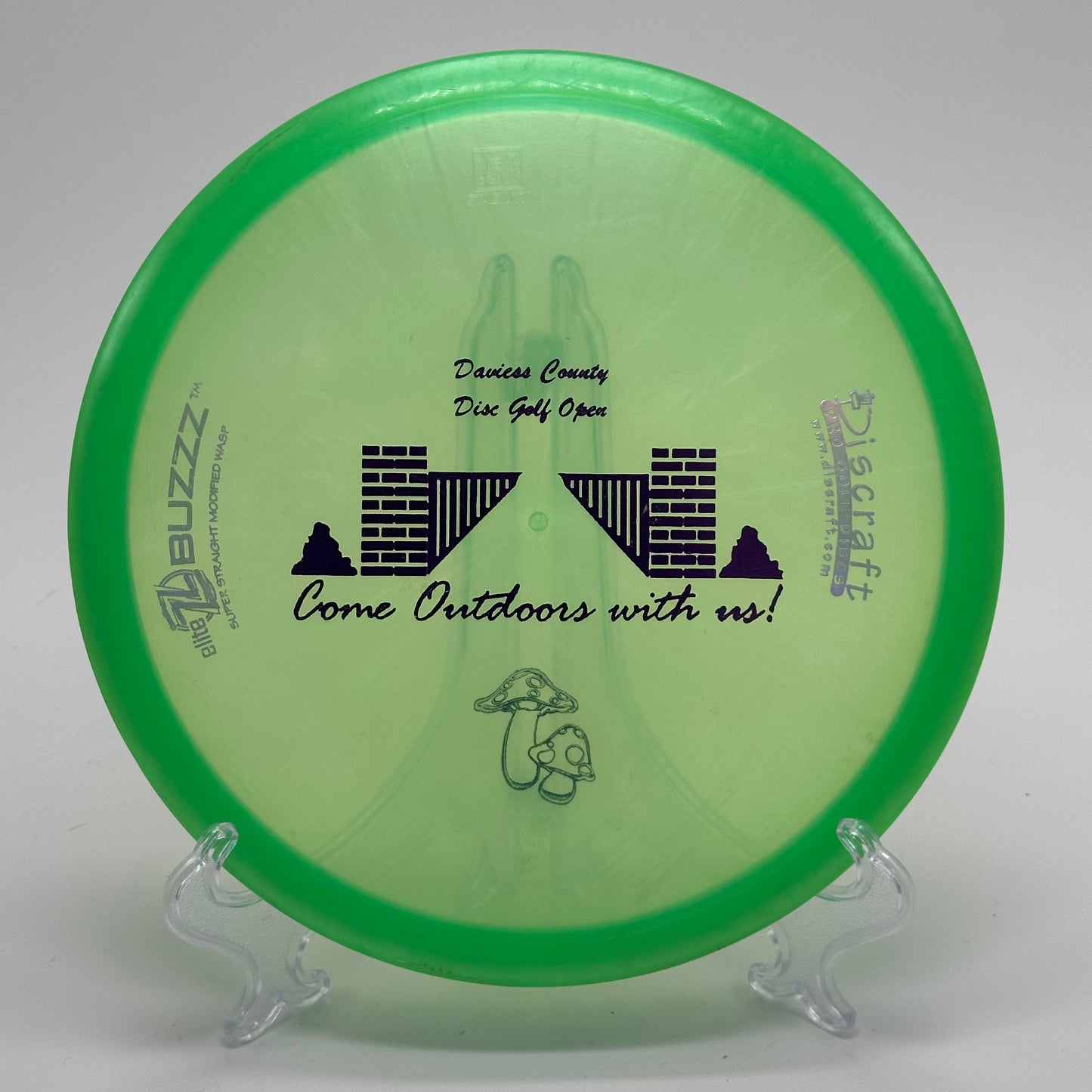 Discraft Buzzz | Elite Z Skinny Tooled Wasp Patent # "Daviess County Open"