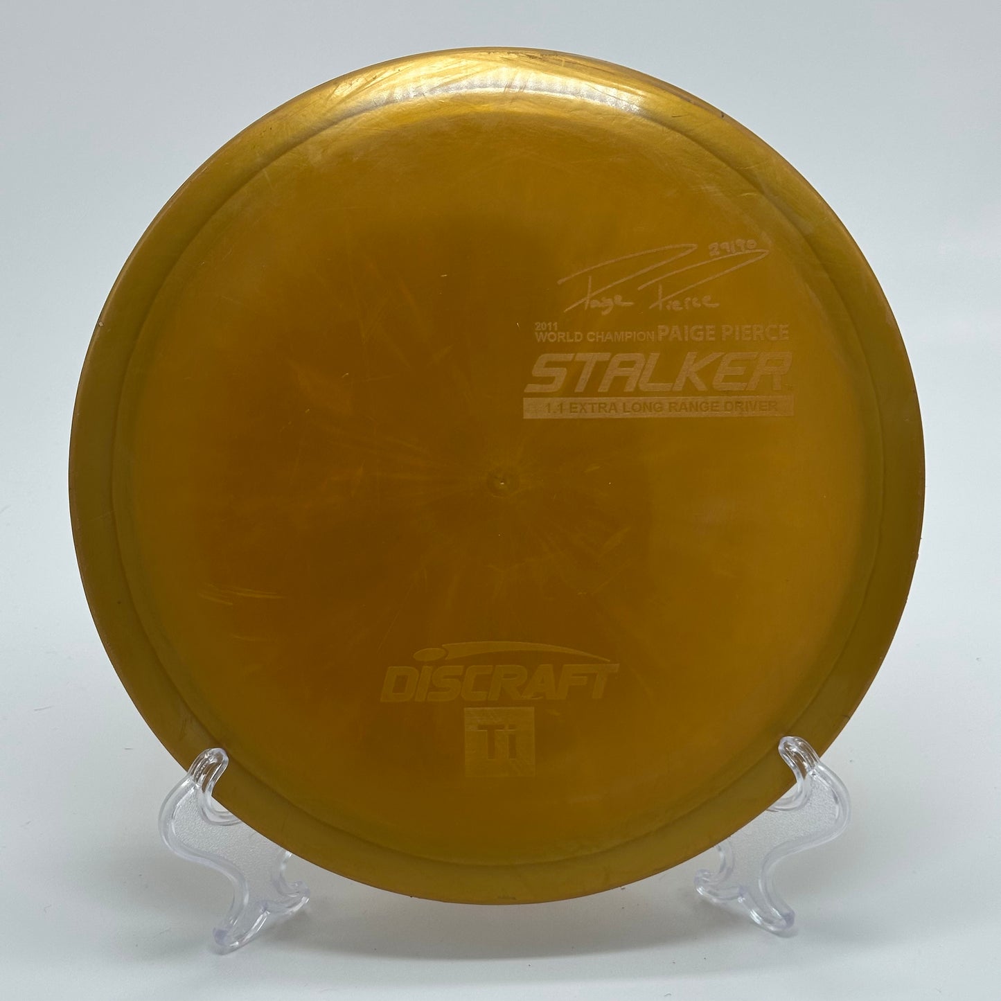 Discraft Stalker | Titanium Ti Paige Pierce 2011 World Champion PFN