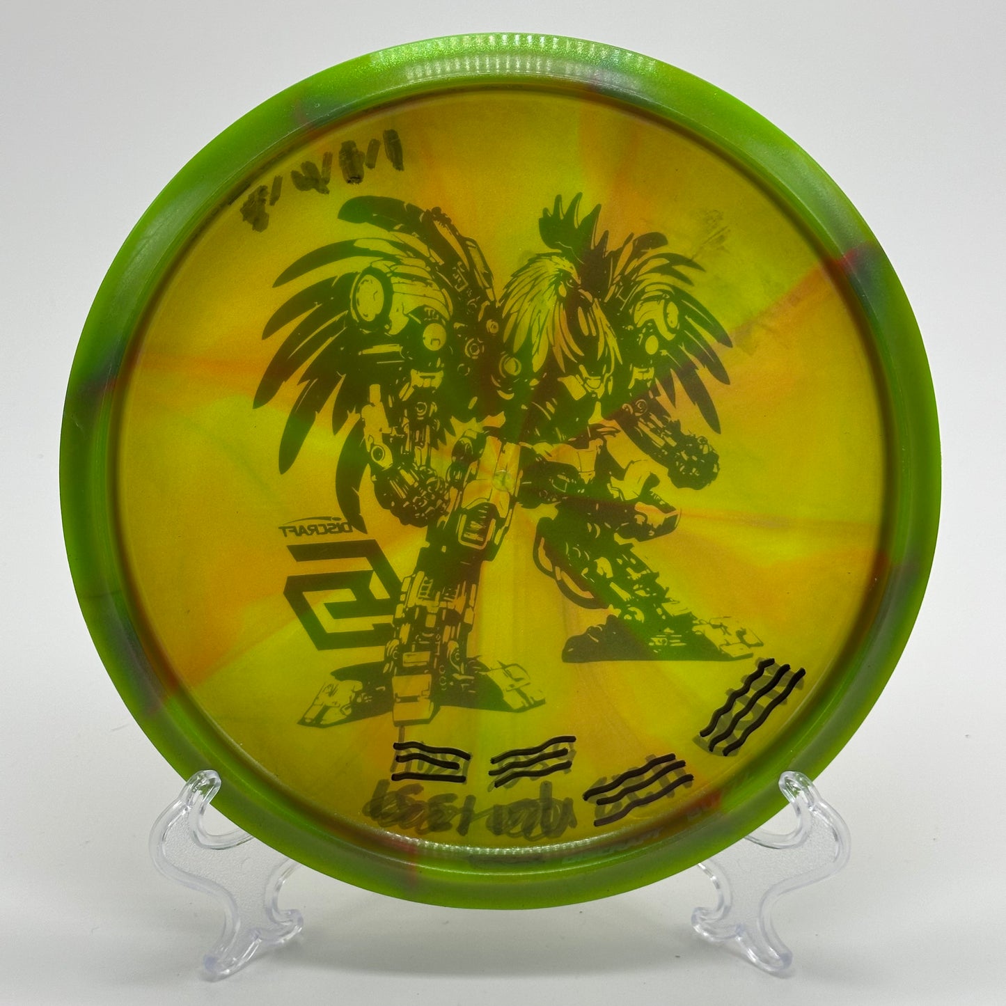 Discraft Buzzz | Z Metallic Swirl Robot Chicken 2024 Chris Dickerson