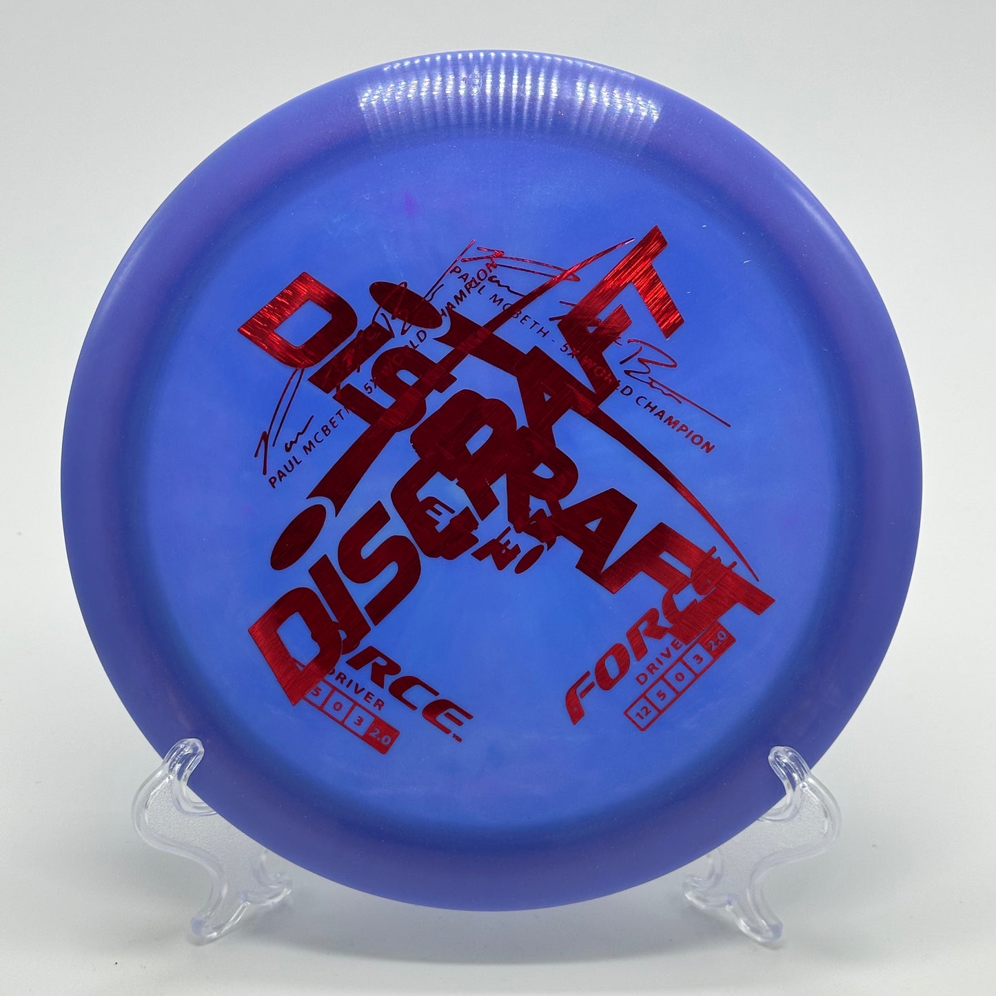 Discraft Force | ESP Paul McBeth 6x World Champion Double Stamp