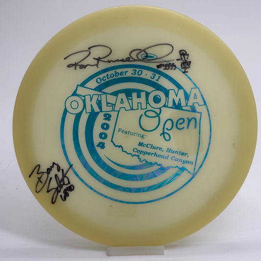 Innova Eagle L | Glow Champion | 2004 Oklahoma Open | Signed Barry Schultz & Ron Russell