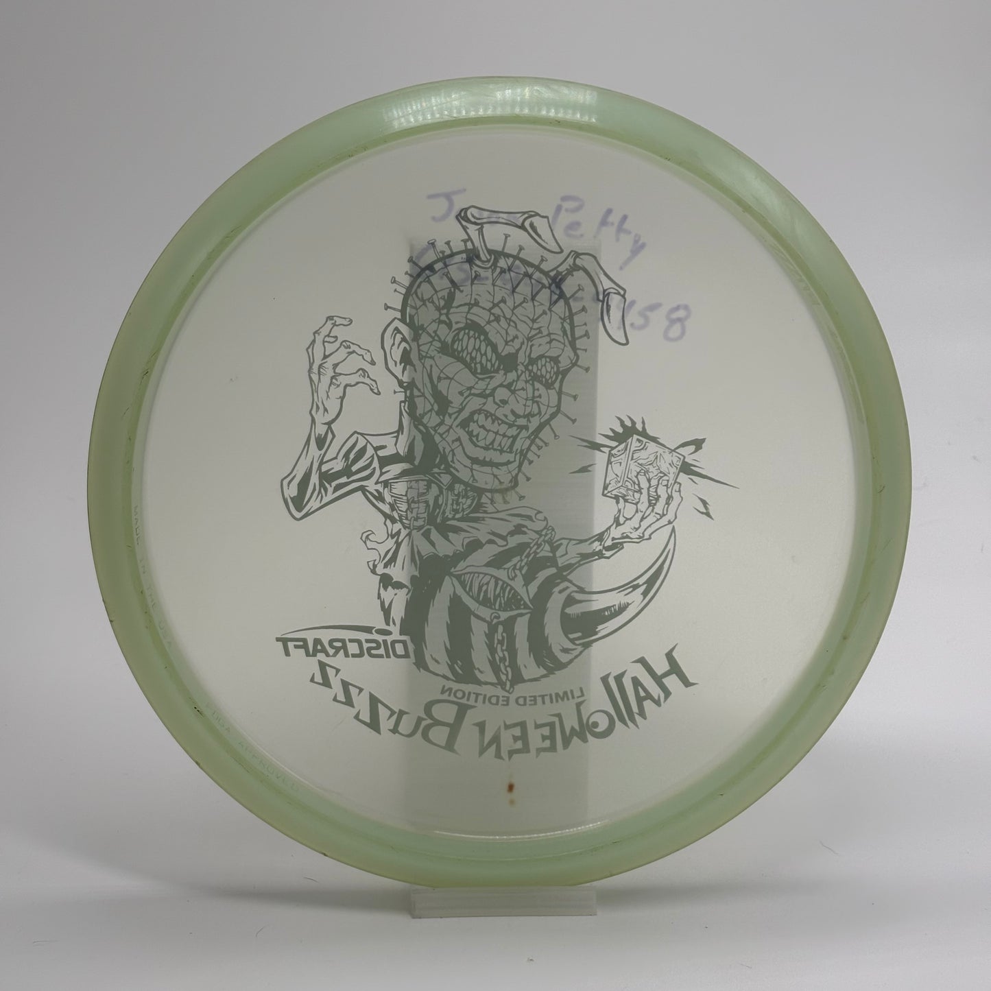 Discraft Buzzz | Z Glo | Halloween 2020 Pin Head