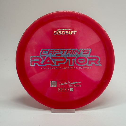 Used | Discraft Captain's Raptor | Z Swirl | 2025 Paul Ulibarri Line