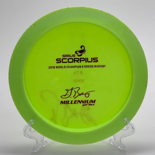 Millennium Scorpius | Sirius 1.10 Gregg Barsby 2018 World Champion Bottom Stamp Signed