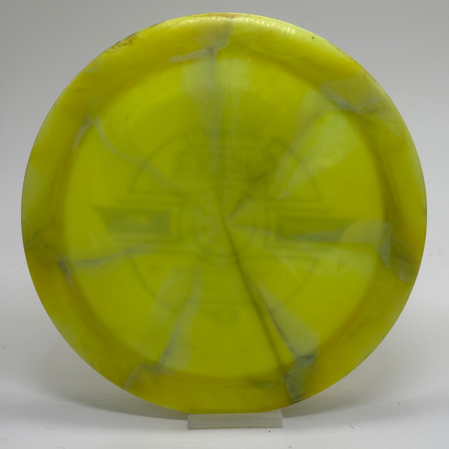 Discraft Nuke | ESP Swirl | $Run | Nate Heinhold Ledgestone 2020 Edition Bottom Stamp