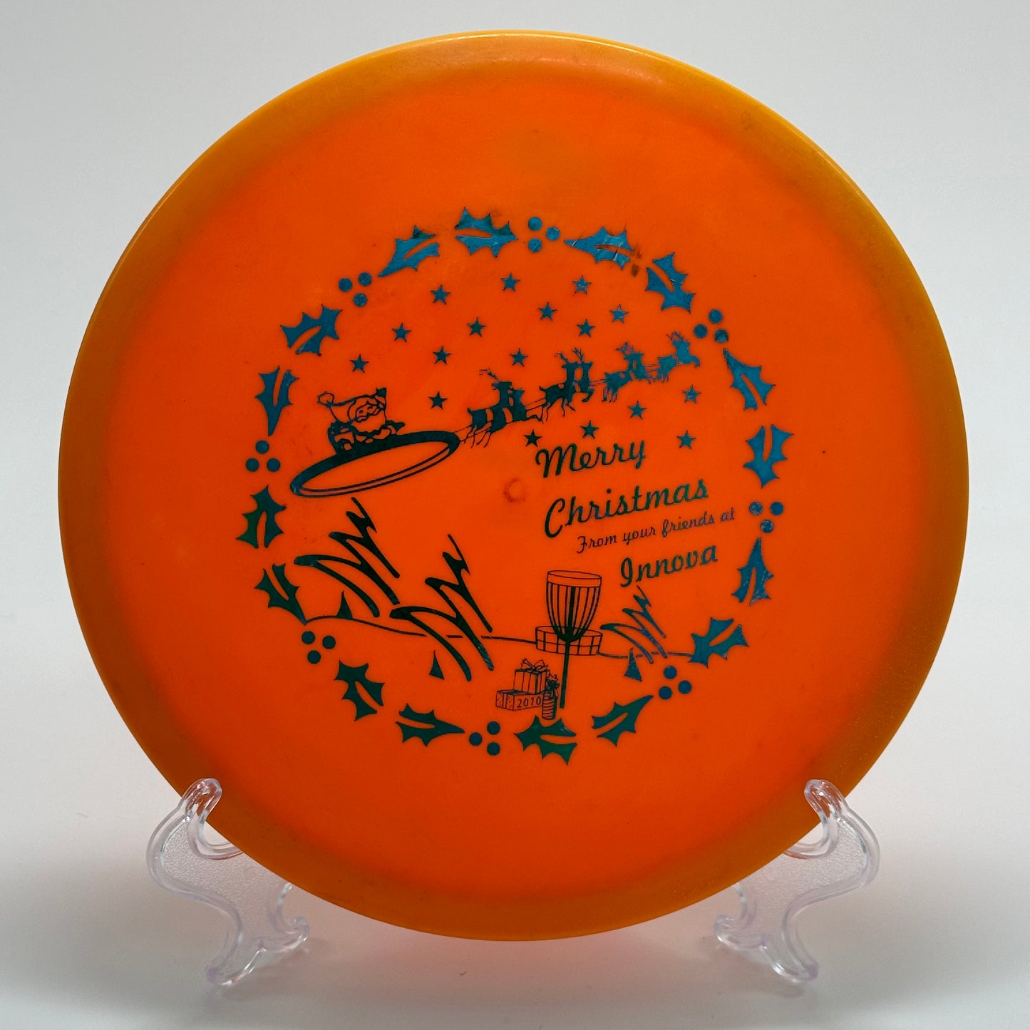 Discmania Fiend MD2 | P-line Merry Christmas from Innova 2010 (Innova OOP Patent Penned)