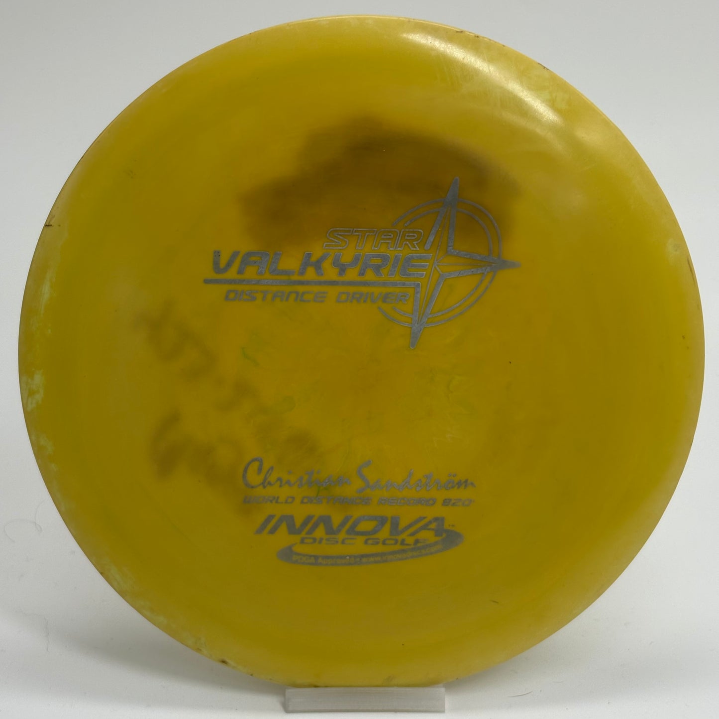 Innova Valkyrie | Star | Christian Sandstrom World Distance Record 820 | PFN Patent