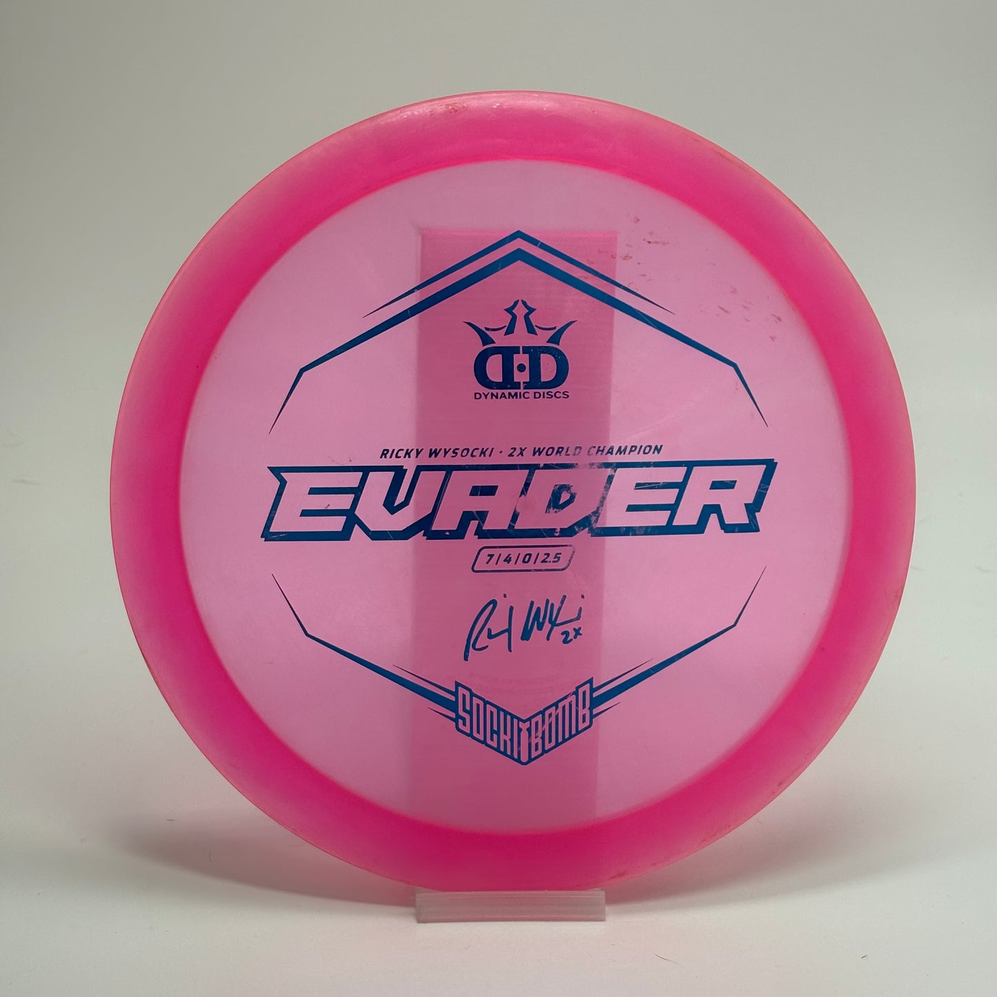 Used | Dynamic Discs Evader | Lucid | Ricky Wysocki 2x World Champion Sockibomb