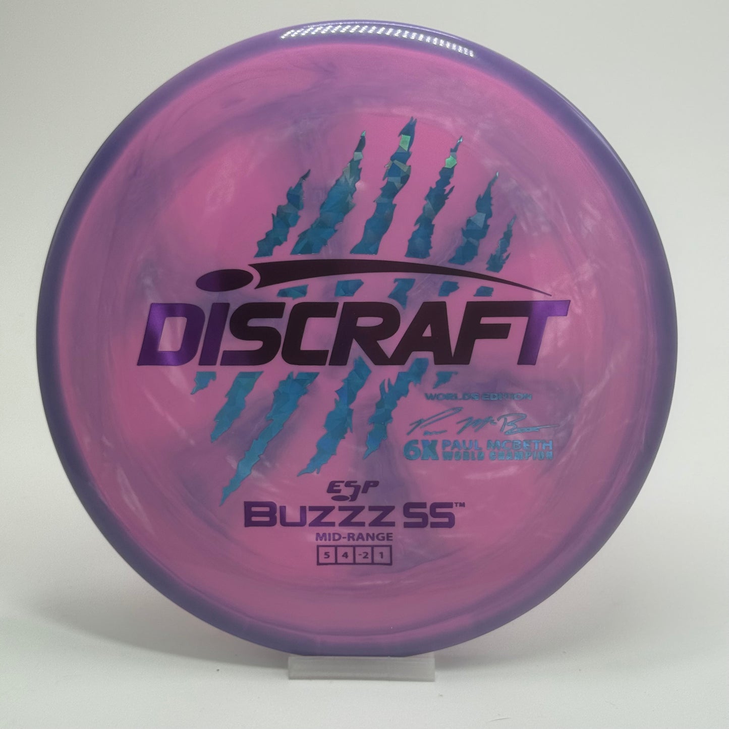 Discraft Buzzz SS | ESP | 2026 Worlds Edition 6 Claw Paul McBeth 6x World Champion