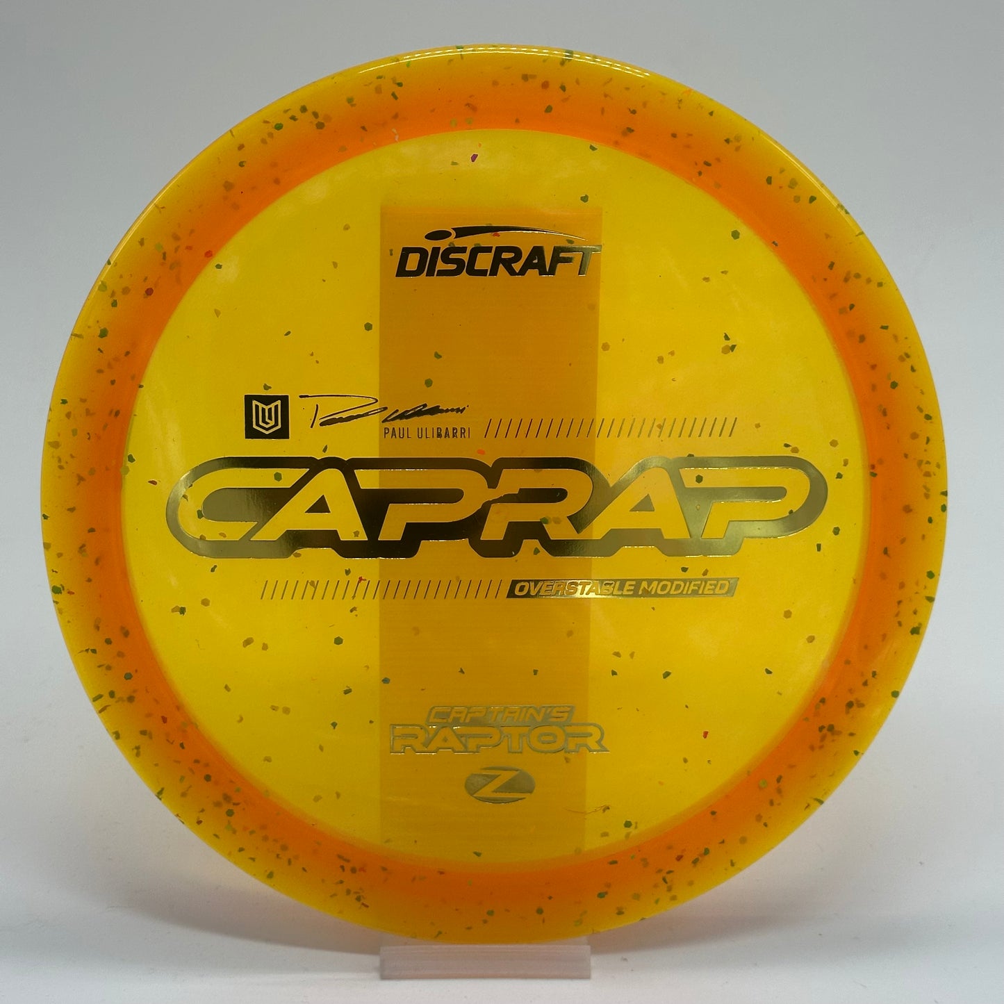 Discraft Captain’s Raptor | Z Confetti | 2026 CapRap | Paul Ulibarri Line