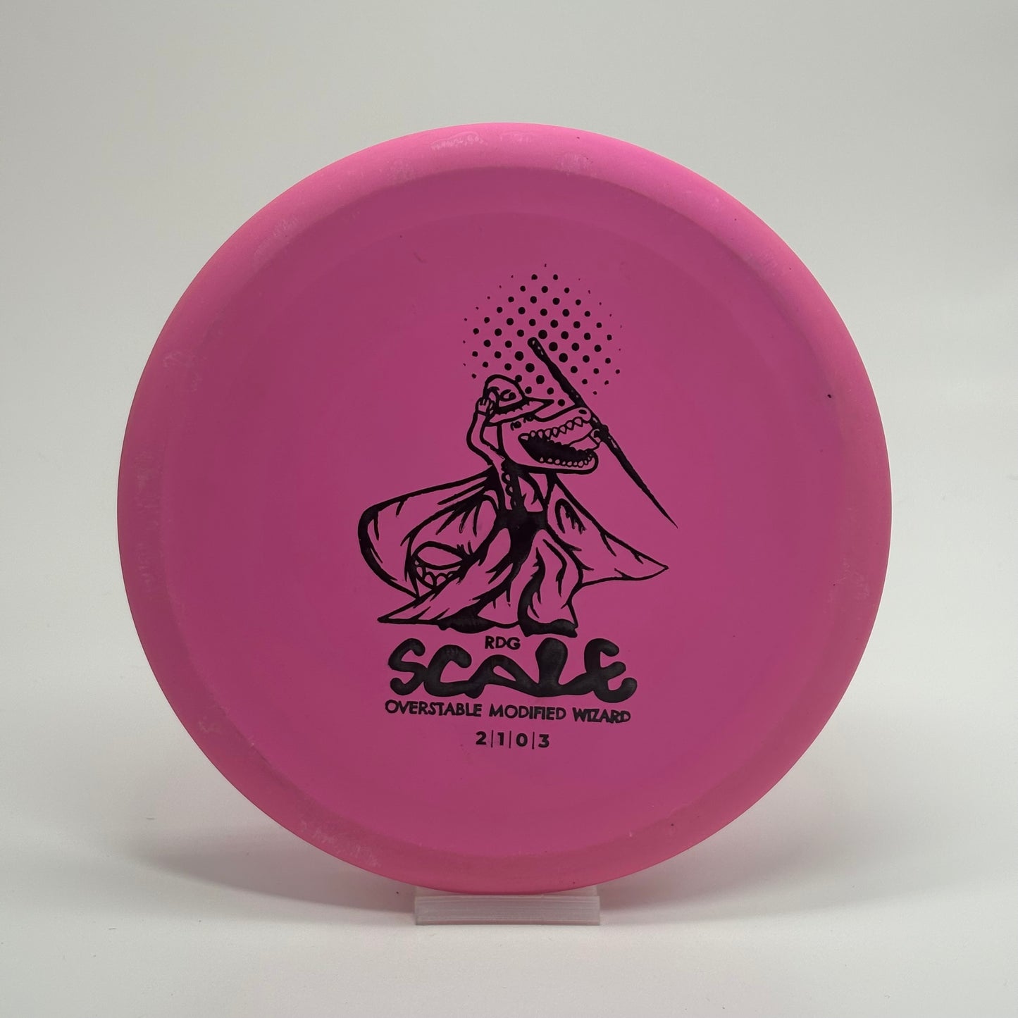 Reptillian Disc Golf Scale | Tar Pit | Lizard Wizard Stamp