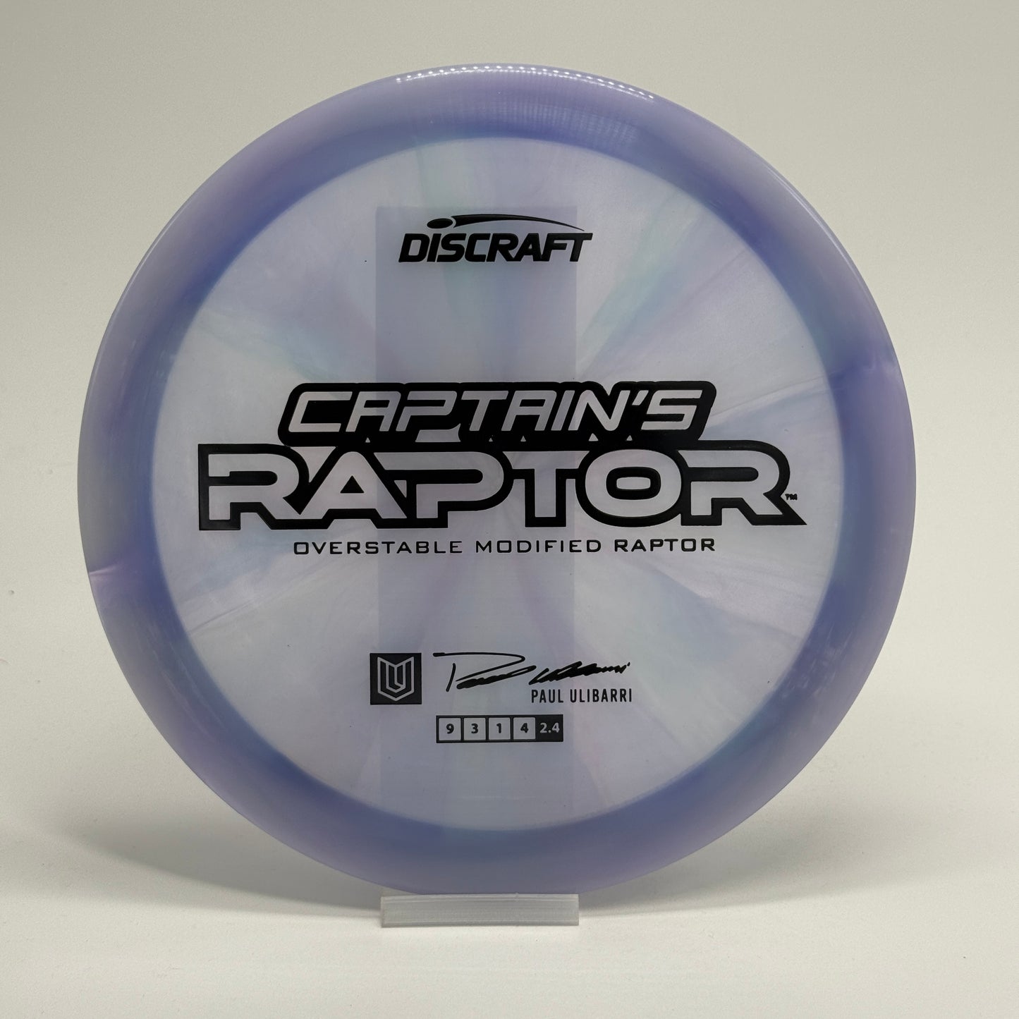 Used | Discraft Captain's Raptor | ESP Swirl | Paul Ulibarri Line