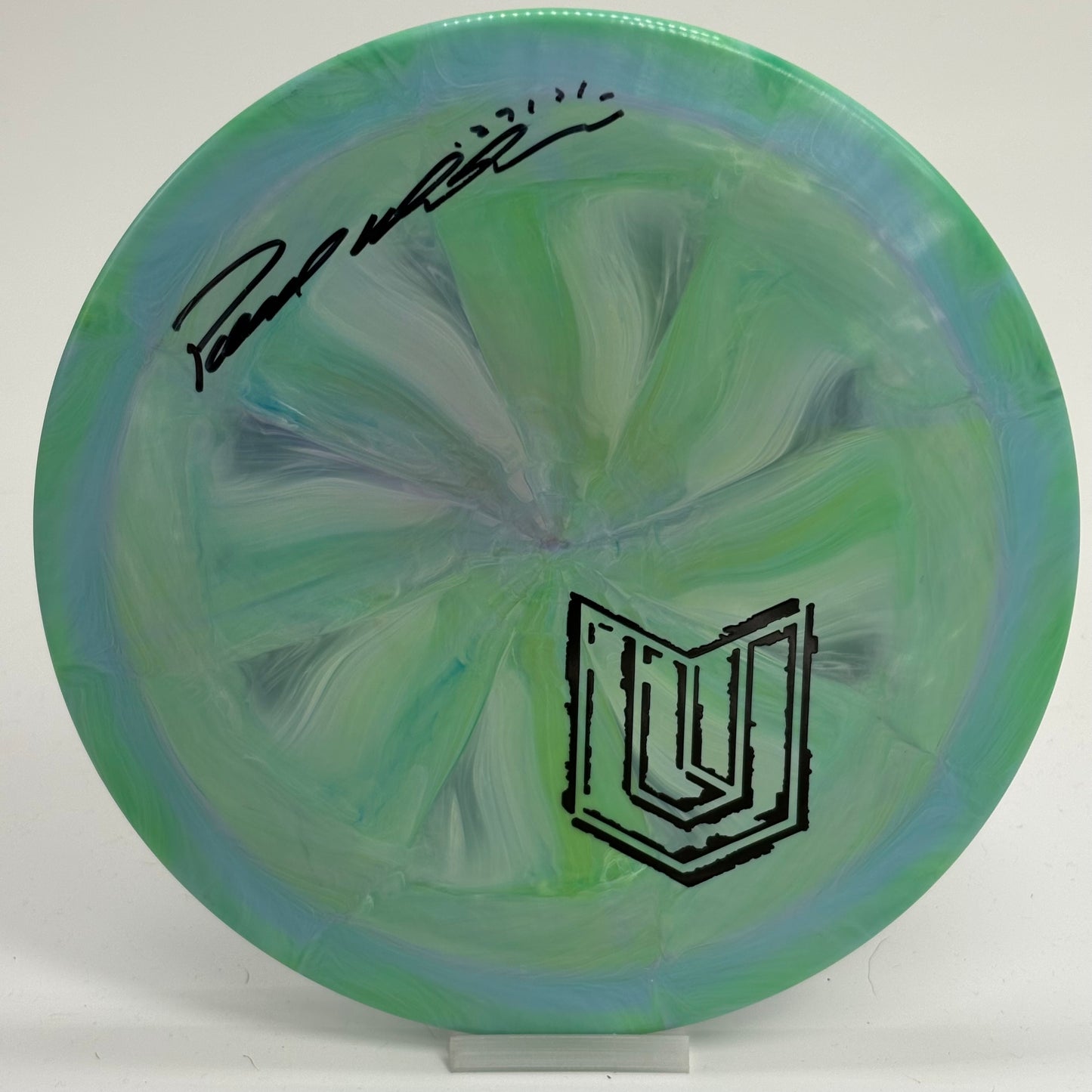 Discraft Raptor | Swirl ESP | Paul Ulibarri Mini Shield Stamp Signed By Paul Ulibarri