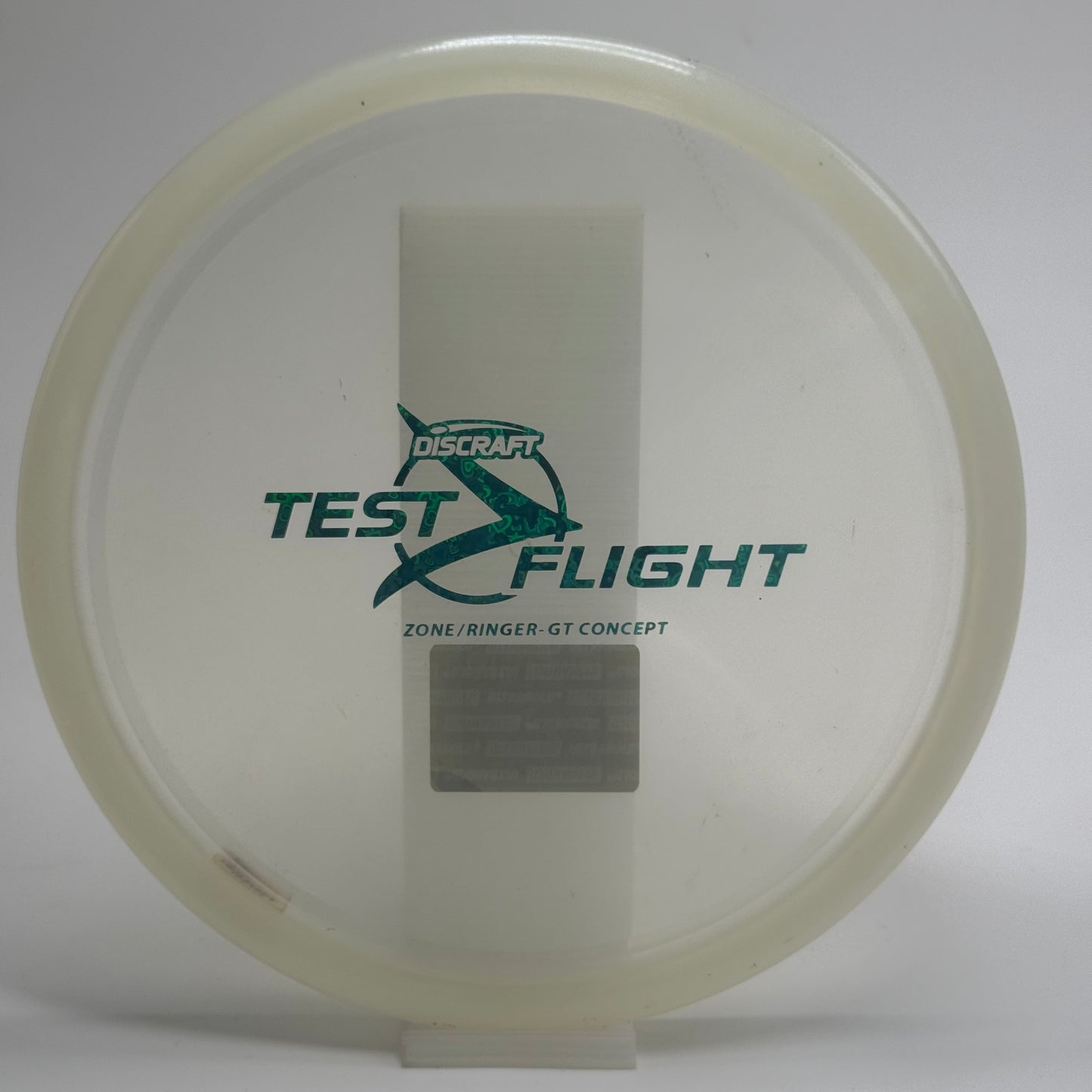 Discraft Zone GT | Z | Test Flight Ringer Top Concept