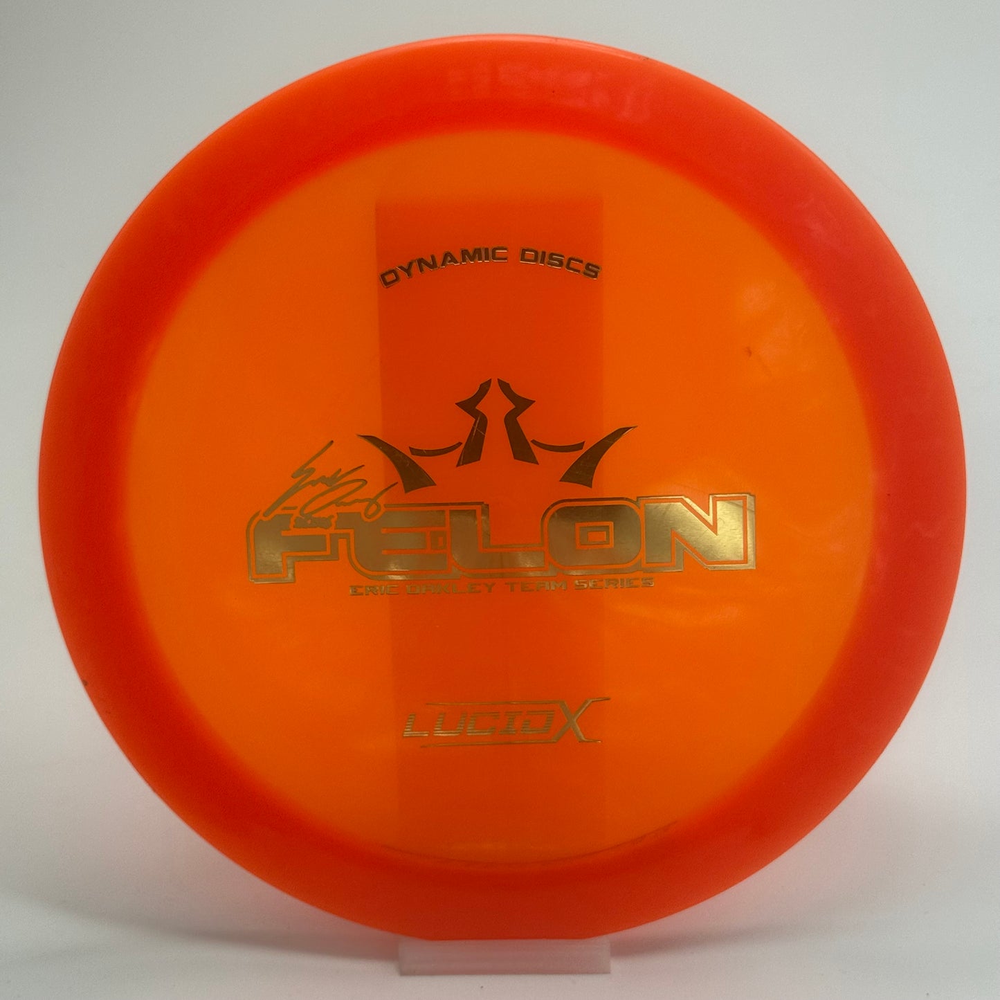 Used | Dynamic Discs Felon | Lucid-X | 2019 Eric Oakley Team Series $Run