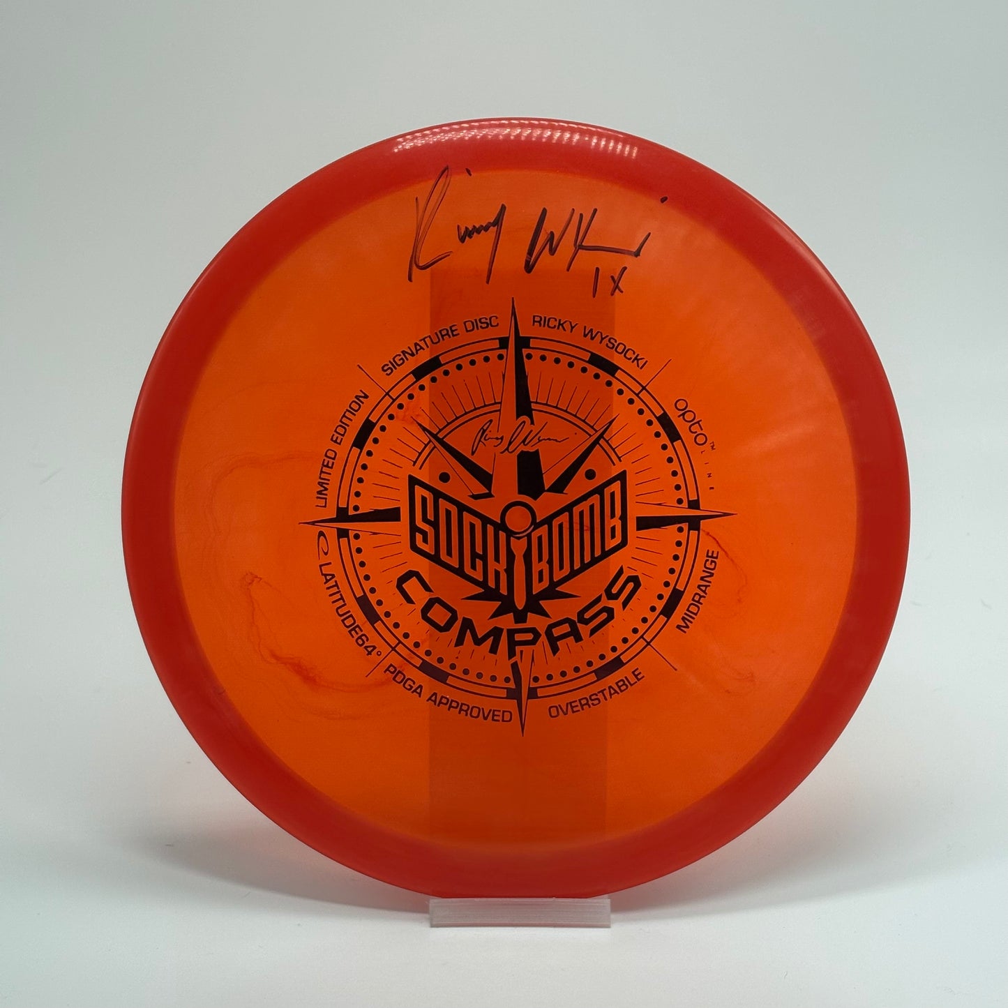Latitude 64 Compass | Opto | Ricky Wysocki Signature Signed 1x World Champion