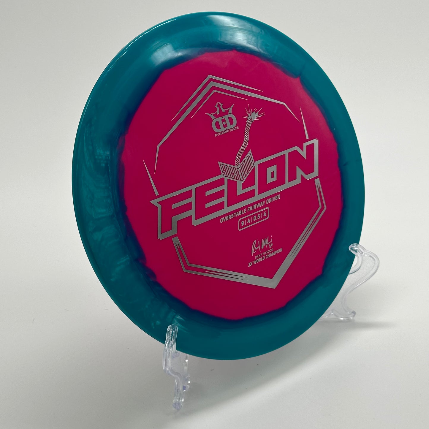 Dynamic Discs Sockibomb Felon | Fuzion Orbit Ricky Wysocki 2x World Champion