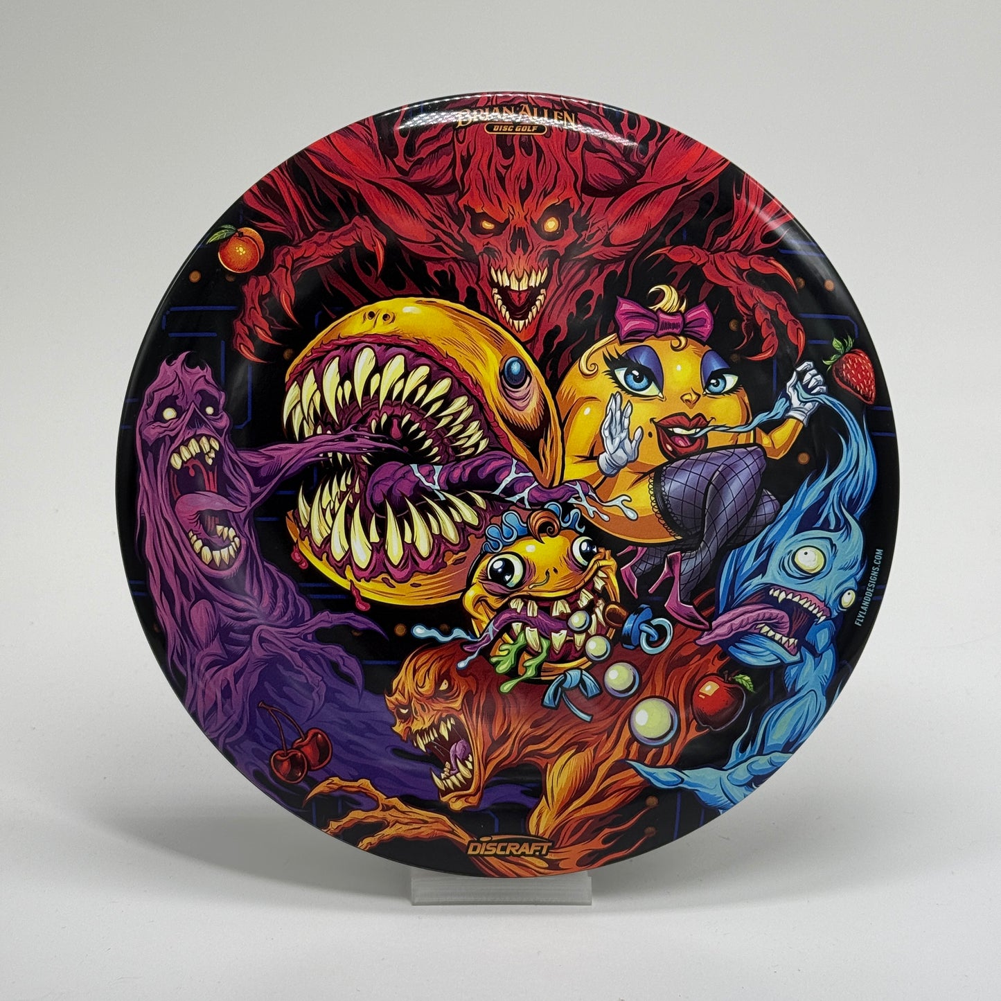 Used | Discraft Buzzz | Super Color ESP | Pac-Man Parody By Brian Allen Flyland Designs