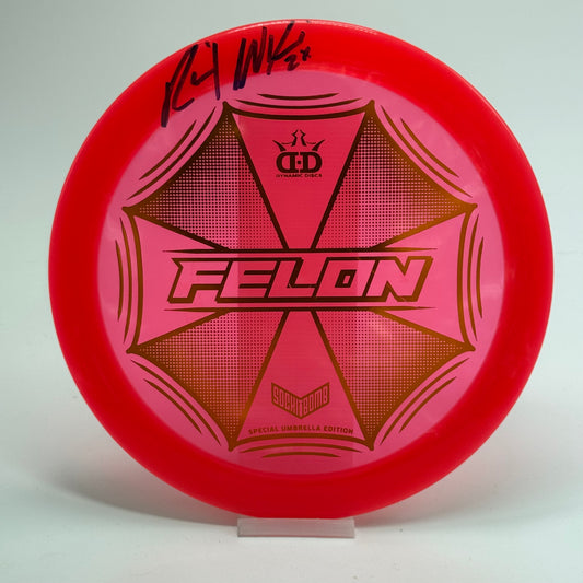 Dynamic Discs Felon | Lucid Ice | Sockibomb Special Umbrella Edition Signed