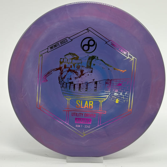Infinite Discs Slab | Swirly S-Blend | Run 7-3243