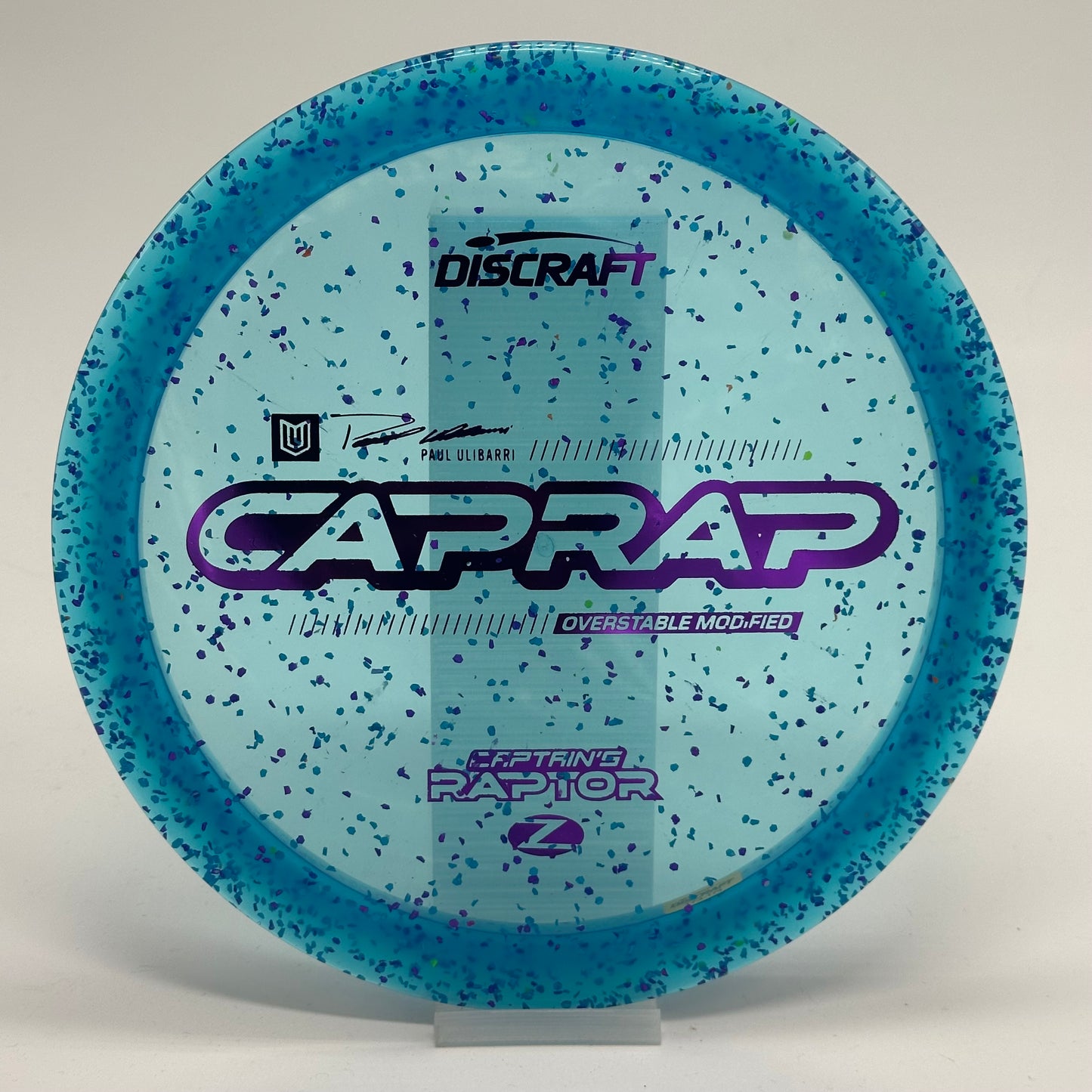 Discraft Captain’s Raptor | Z Confetti | 2026 CapRap | Paul Ulibarri Line