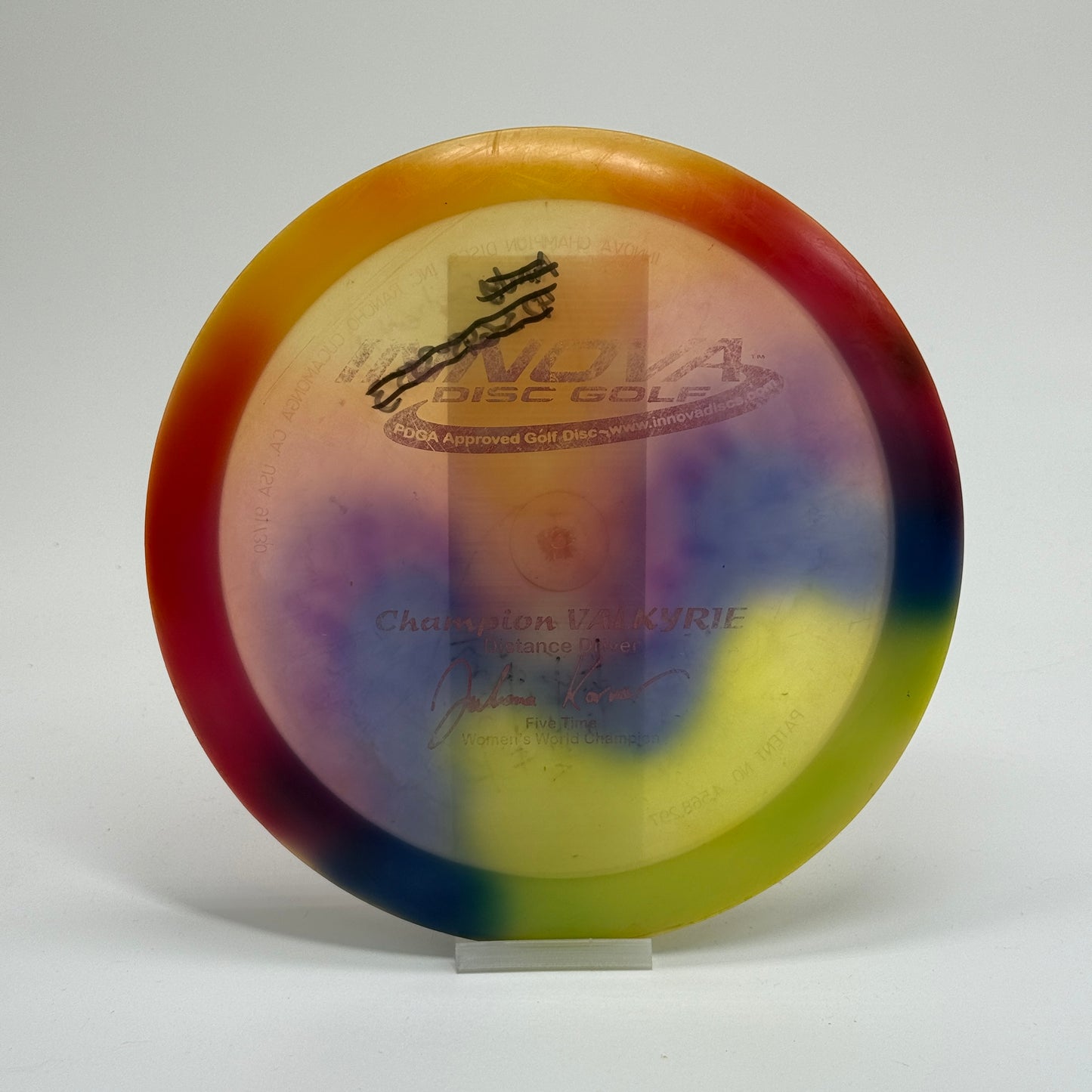 Used | Innova Valkyrie | Gummy Champion | Juliana Korver 5x World Champion | PFN Patent