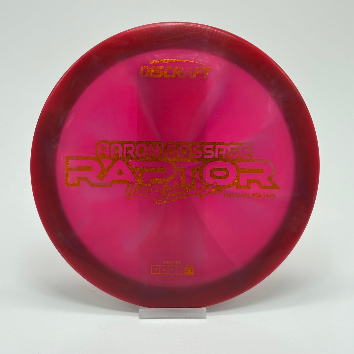 Used | Discraft Raptor | Z Swirl | 2025 Aaron Gossage Tour Series