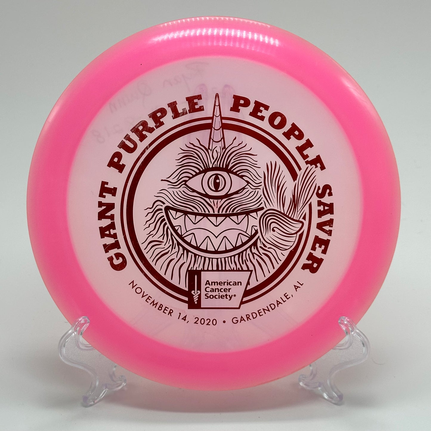 Dynamic Discs Raider | Lucid Moonshine "Giant Purple People Saver 2020"