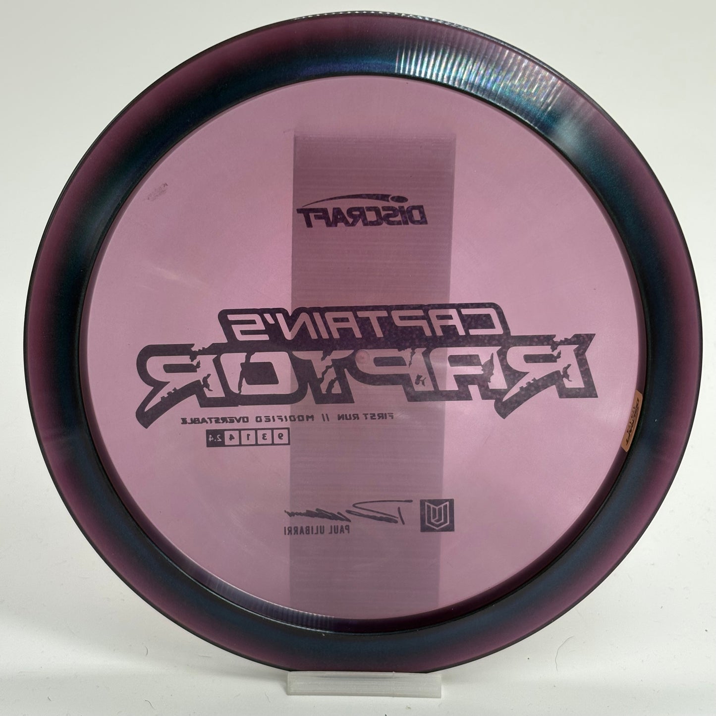 Discraft Captain's Raptor | Special Blend Z | First Run Paul Ulibarri Line | $Run