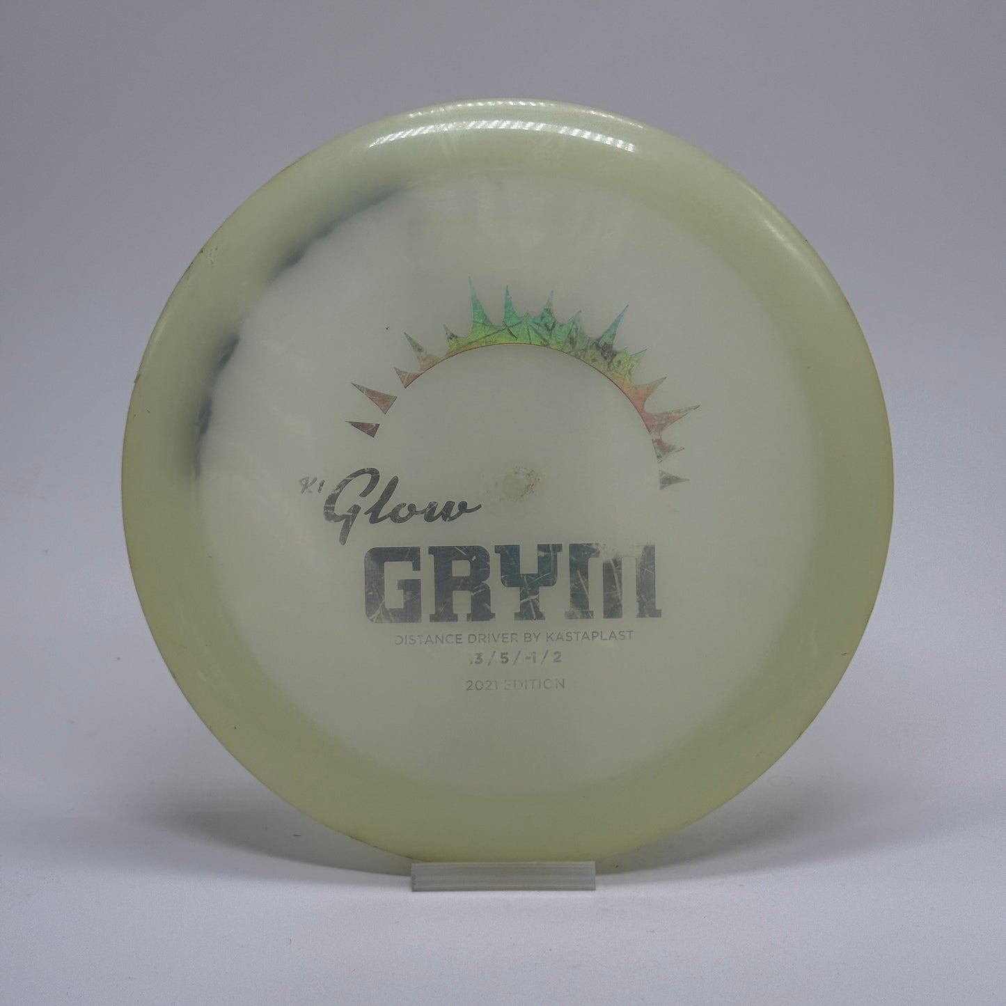Used | Kastaplast Grym | K1 Glow | 2021 Edition | Sticker Weight