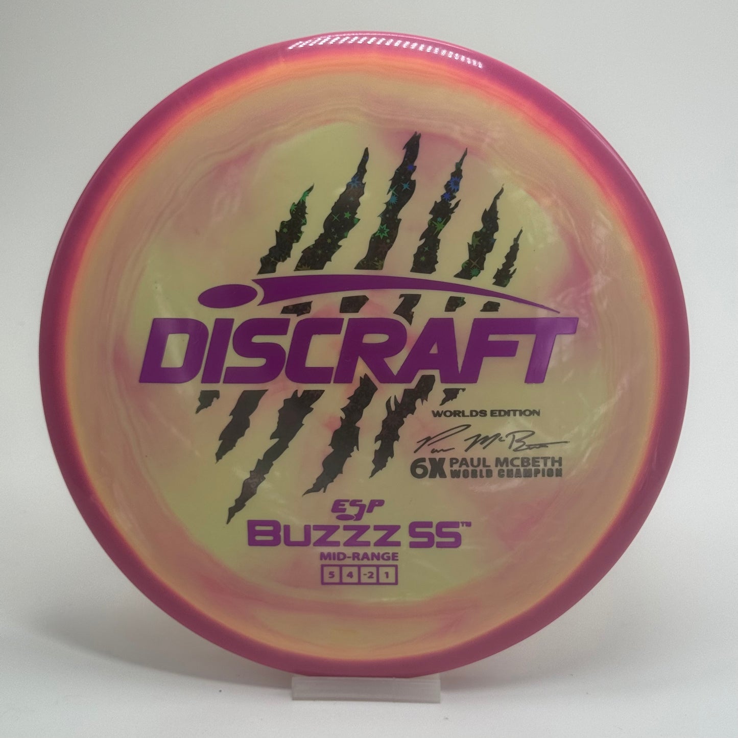 Discraft Buzzz SS | ESP | 2026 Worlds Edition 6 Claw Paul McBeth 6x World Champion