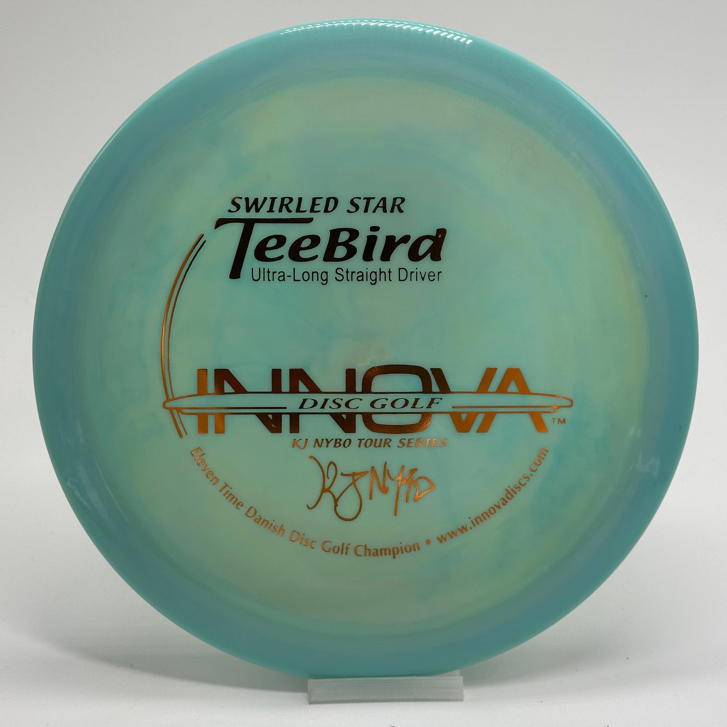 Innova Teebird | Swirled Star | KJ Nybo Eleven Time Danish Champion 11x | Penned