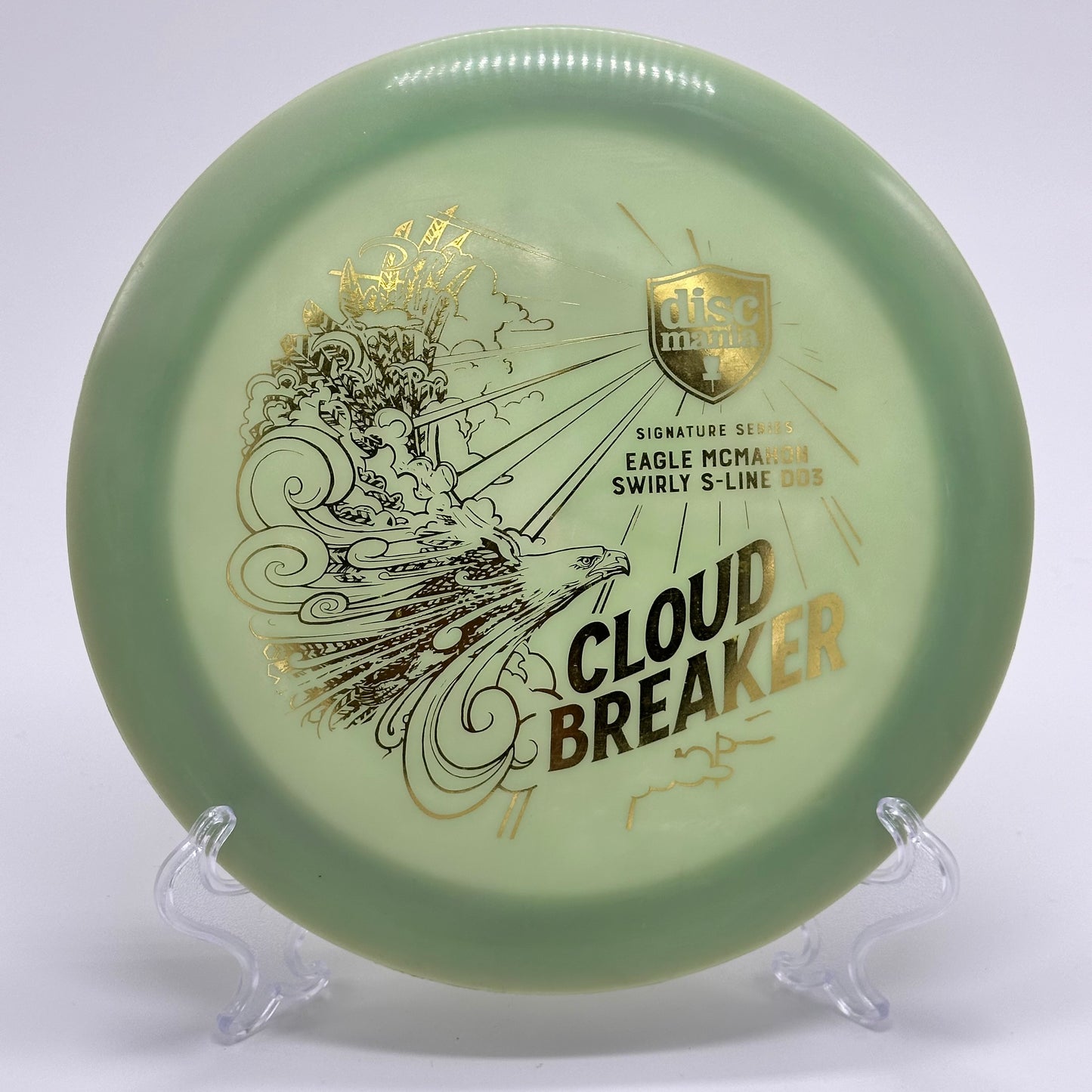 Discmania Cloudbreaker 1 | Eagle McMahon Swirly S-Line DD3 Signature Series (Innova OOP)