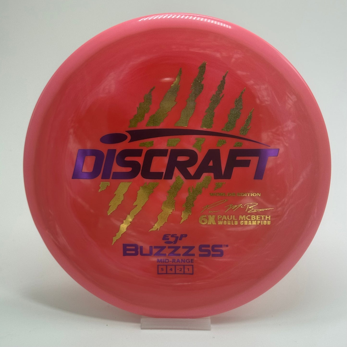 Discraft Buzzz SS | ESP | 2026 Worlds Edition 6 Claw Paul McBeth 6x World Champion
