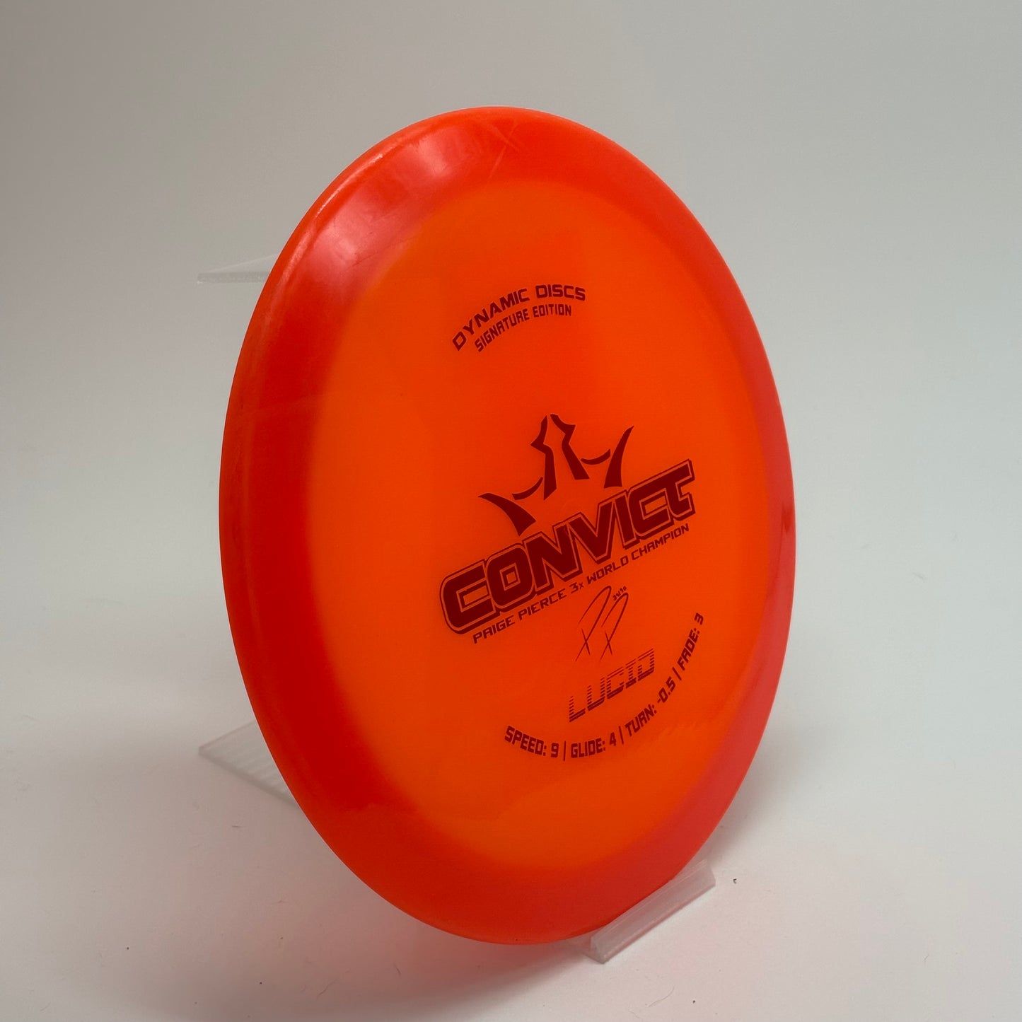 Dynamic Discs Convict | Lucid | Paige Pierce 3x World Champion Out-of-Production