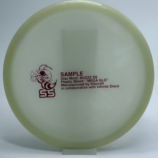 Discraft Buzzz SS | Mega Glo | Sample in Collaboration with Infinite Discs