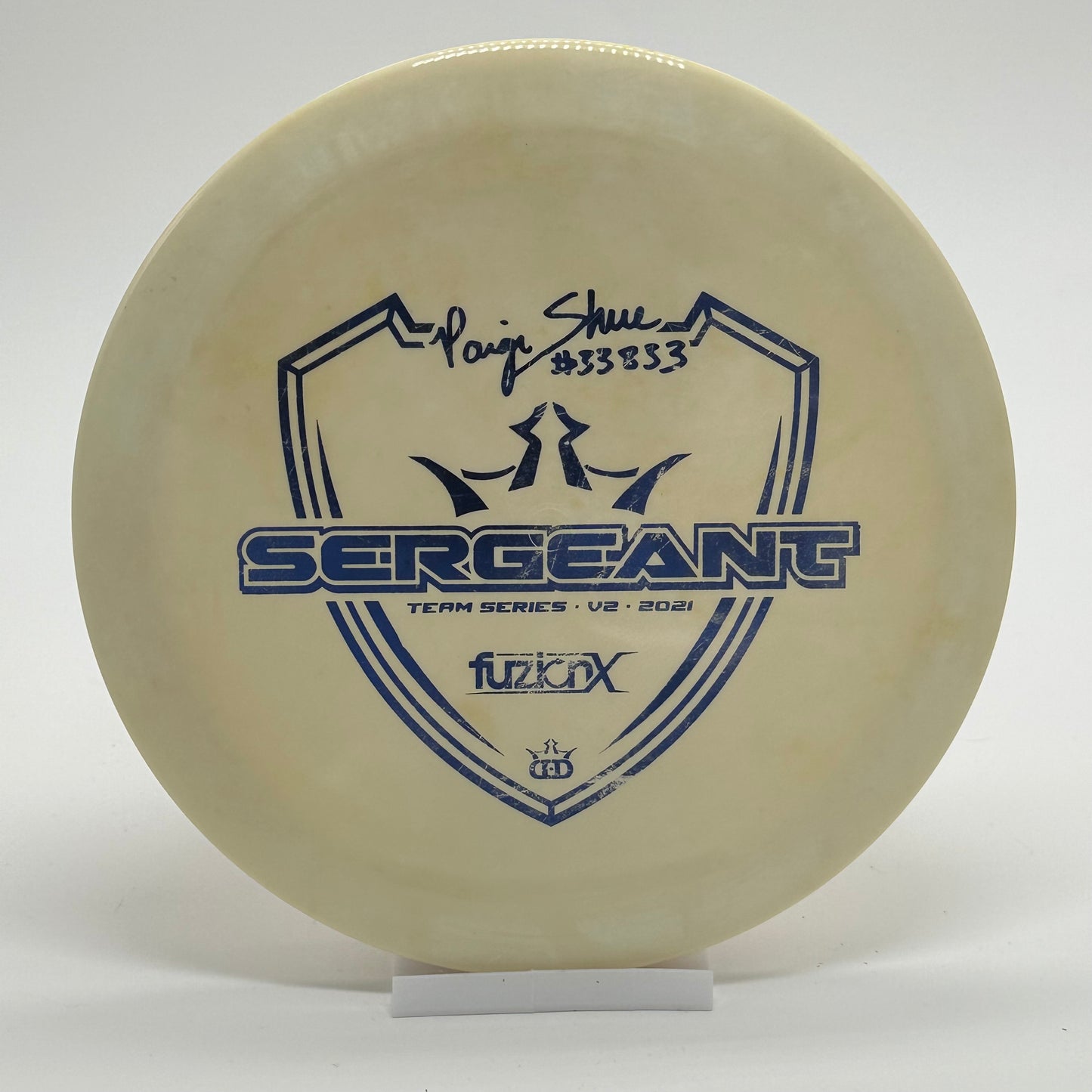 Used | Dynamic Discs Sergeant | Fuzion-X | Paige Shue 2021 Team Series V2