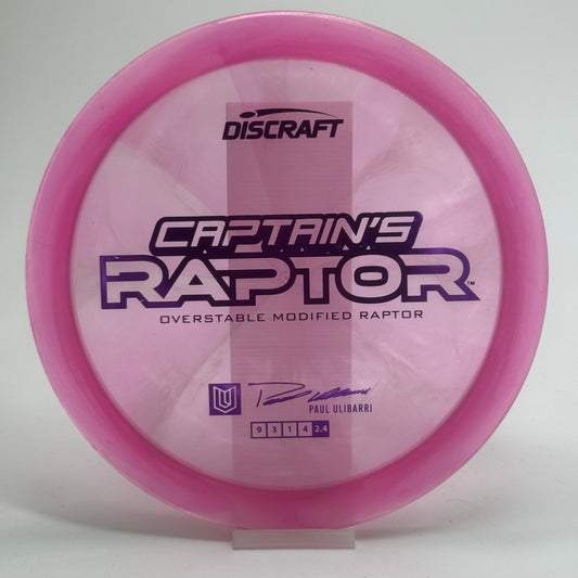 Discraft Captain's Raptor | Z Swirl | 2025 Paul Ulibarri Line