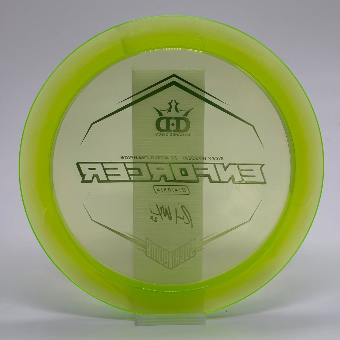 Dynamic Discs Enforcer | Lucid-X | Ricky Wysocki 2x World Champion