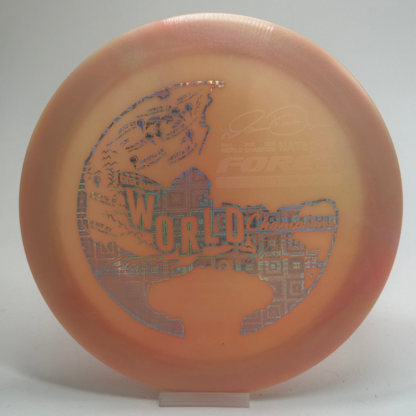 Discraft Force | ESP Swirl | Paul McBeth x Nate Doss World Champions Ti Mold