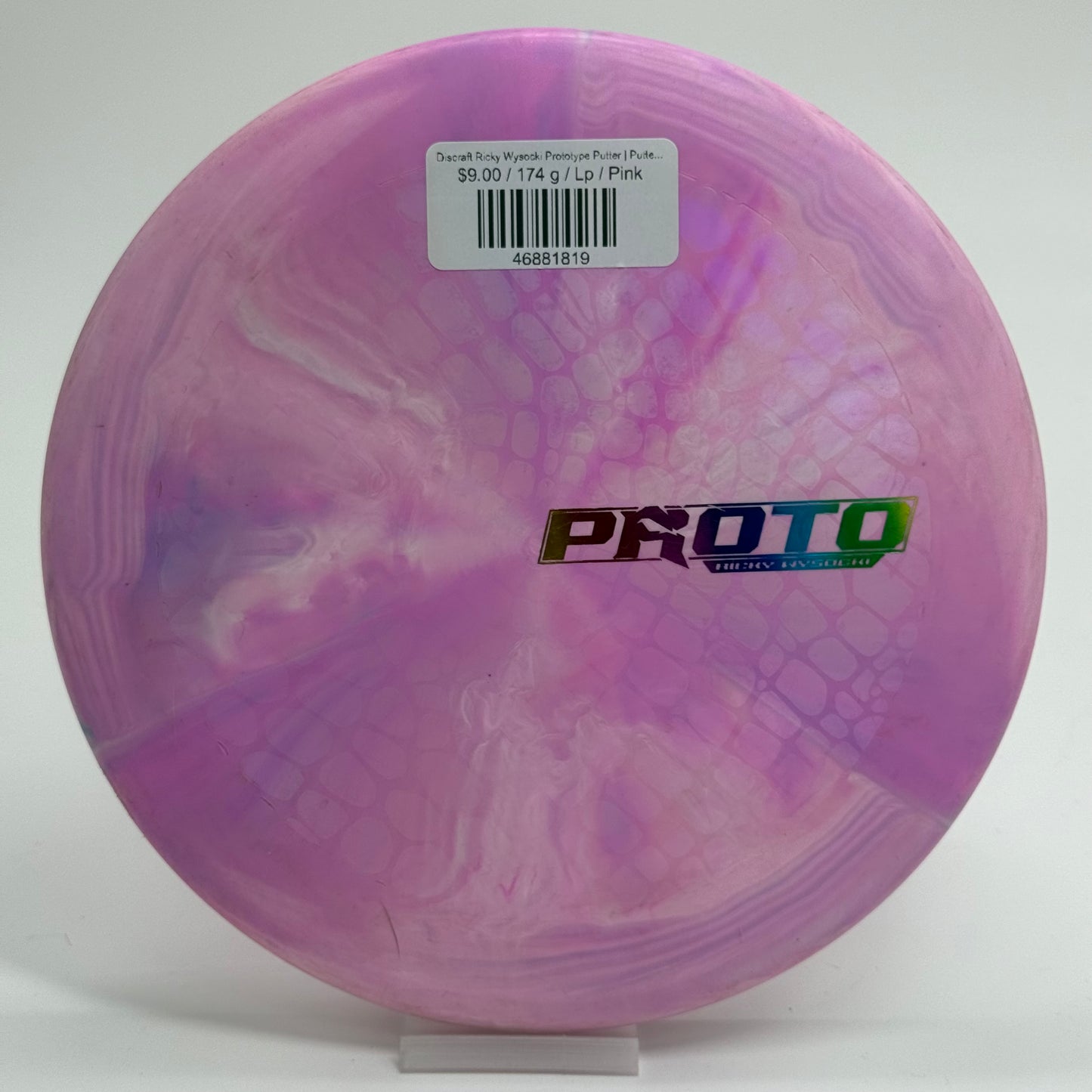 Used | Discraft Proto Putter | CT Swirl | Prototype Ricky Wysocki
