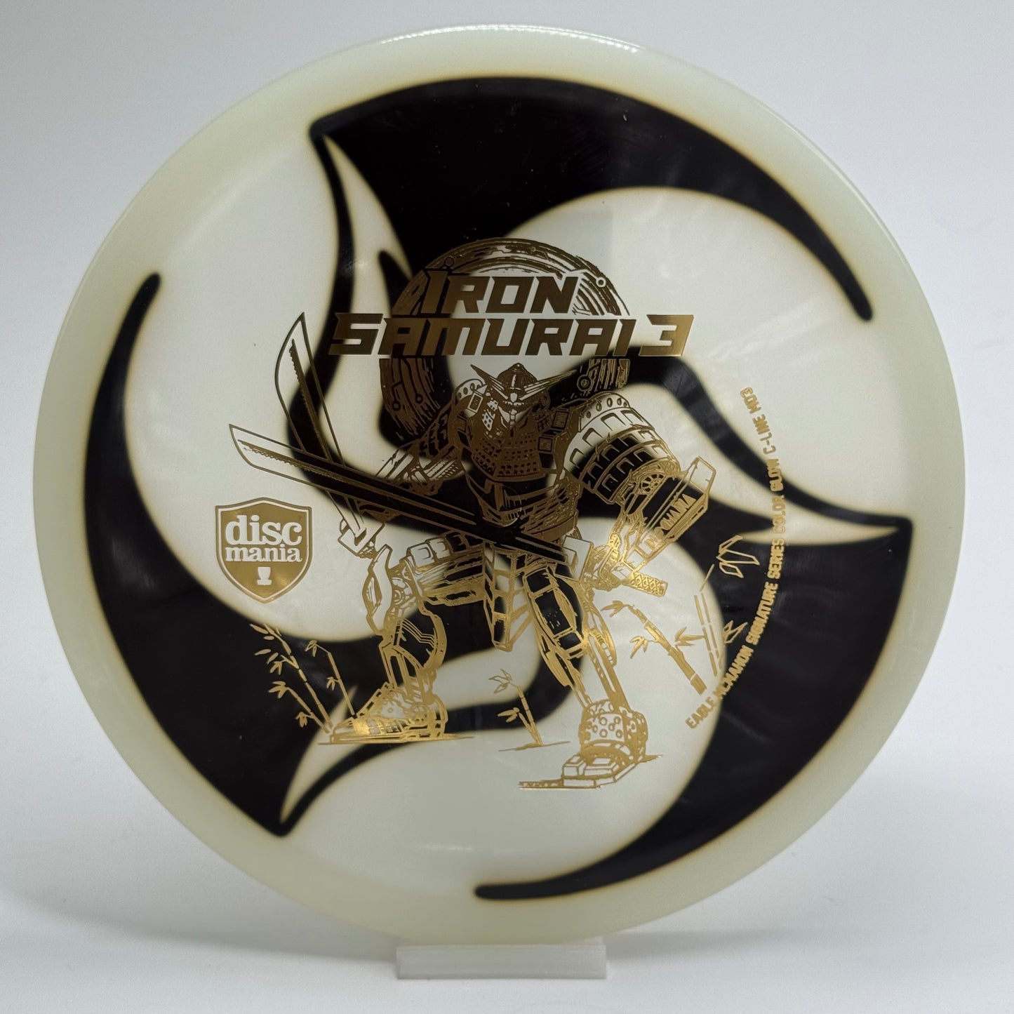 Used | Discmania Iron Samurai 3 | Color Glow C-Line | Proto 1/500 Eagle McMahon MD3 Huk Lab Dye