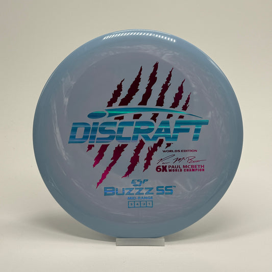 Used | Discraft Buzzz SS | ESP | 2026 Worlds Edition 6 Claw Paul McBeth 6x World Champion