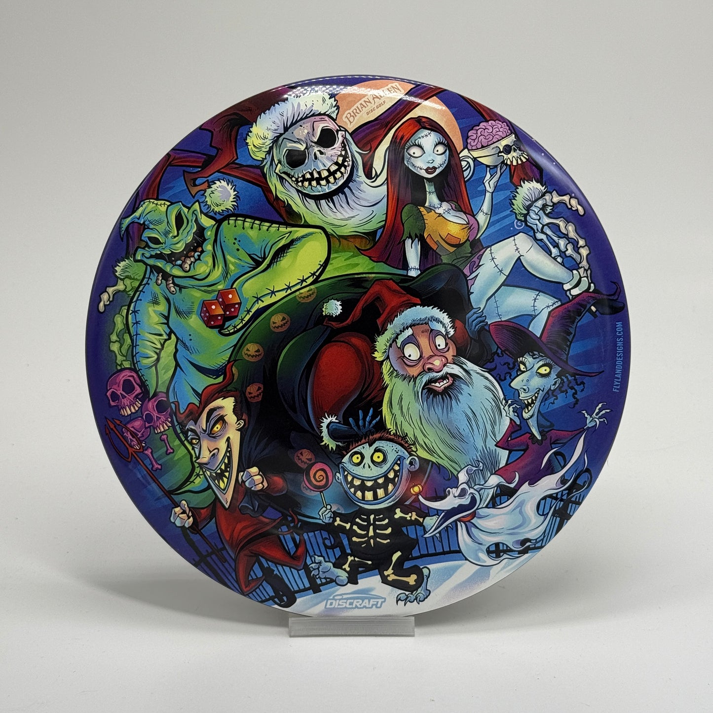 Used | Discraft Buzzz | Super Color ESP | The Nightmare Before Christmas By Brian Allen Flyland Designs
