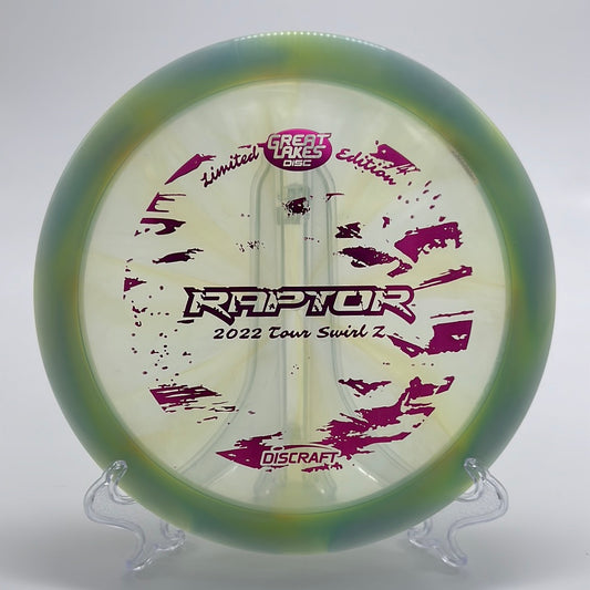 Discraft Raptor - Z Swirl 2022 Great Lakes Disc Limited Edition