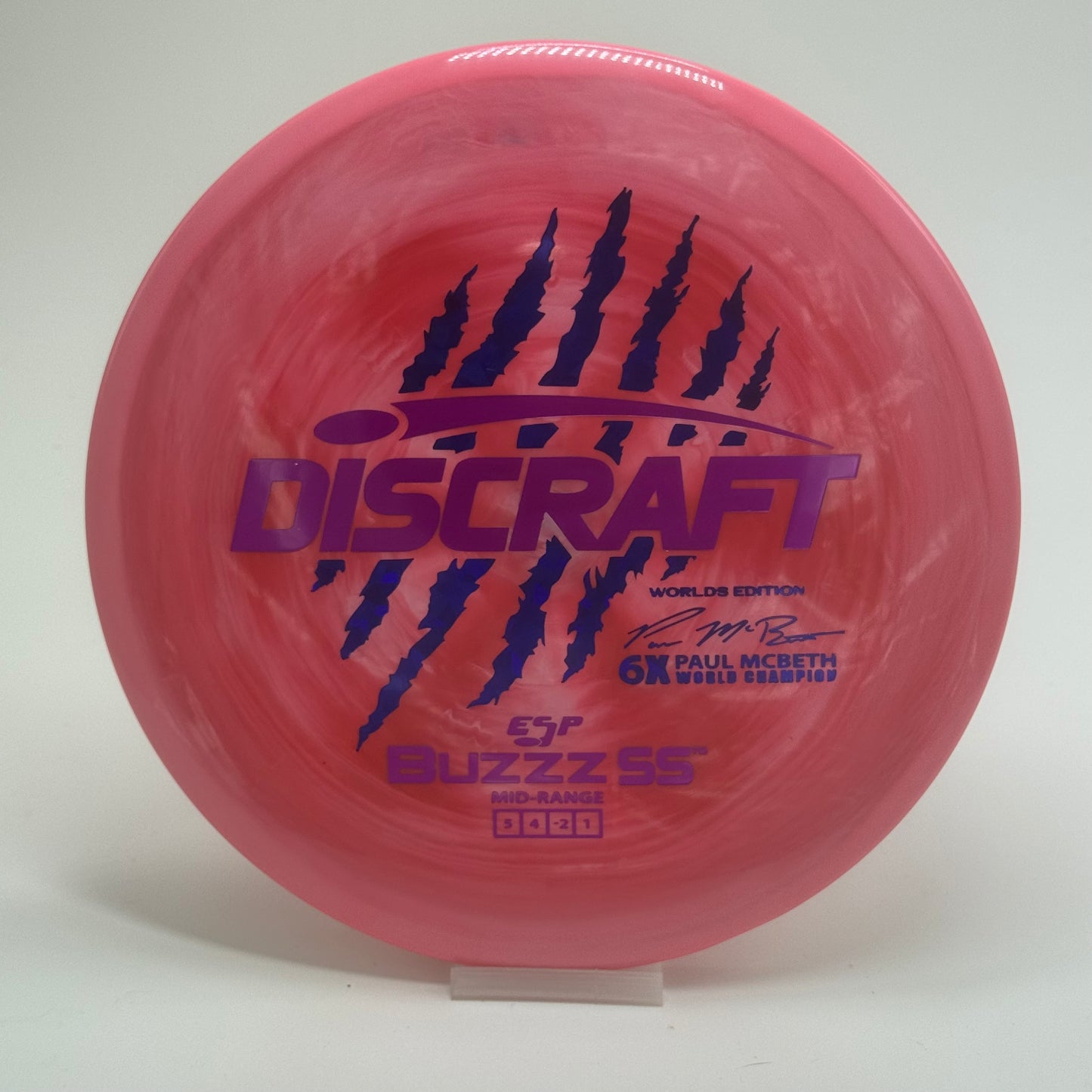 Discraft Buzzz SS | ESP | 2026 Worlds Edition 6 Claw Paul McBeth 6x World Champion