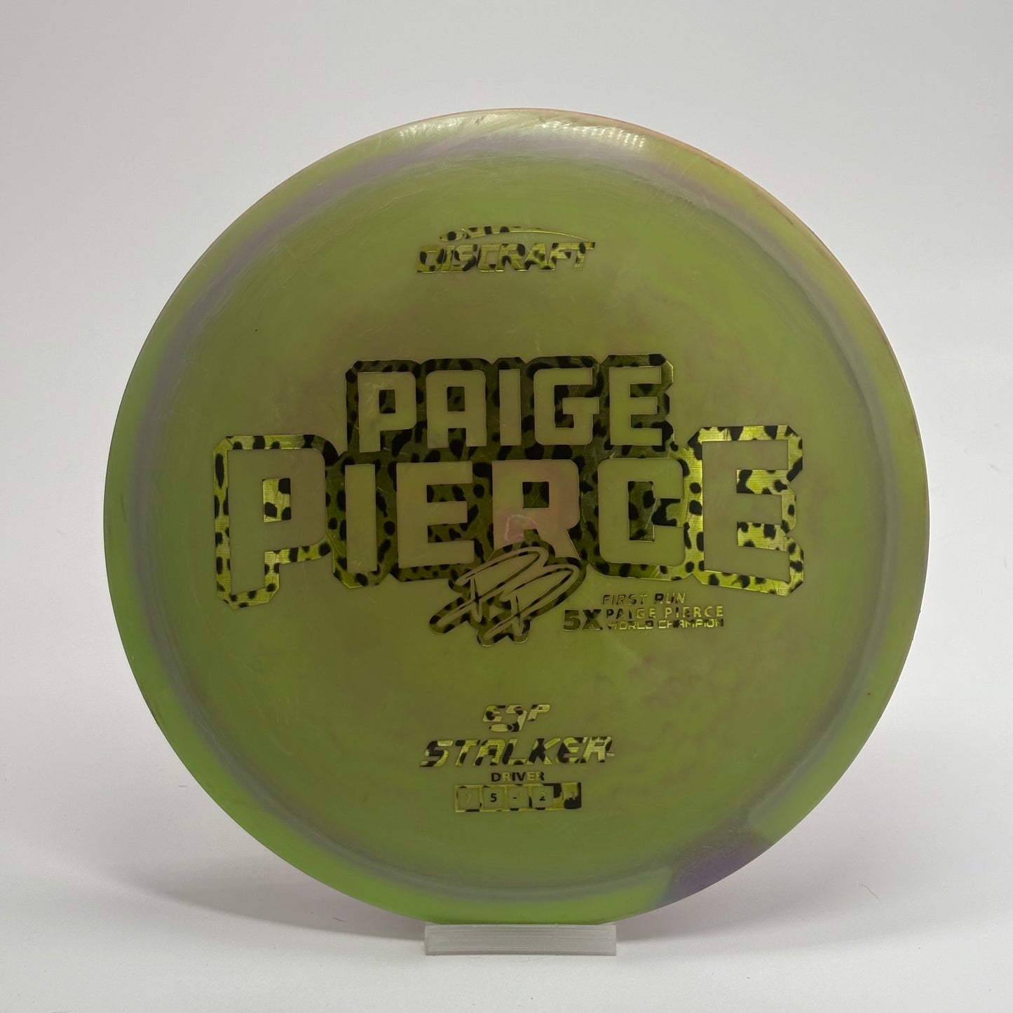 Discraft Stalker | ESP | First Run Paige Pierce 5x World Champion