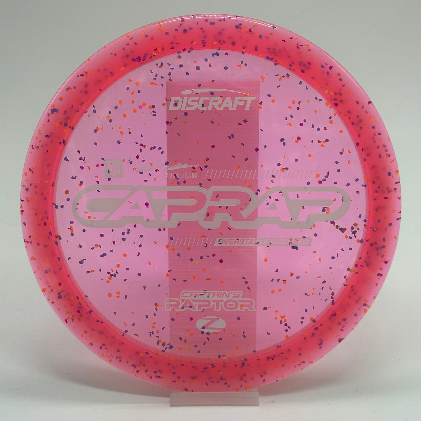 Discraft Captain’s Raptor | Z Confetti | 2026 CapRap | Paul Ulibarri Line